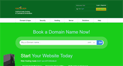 Desktop Screenshot of gethostindia.com
