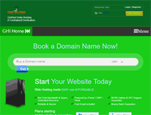 Tablet Screenshot of gethostindia.com